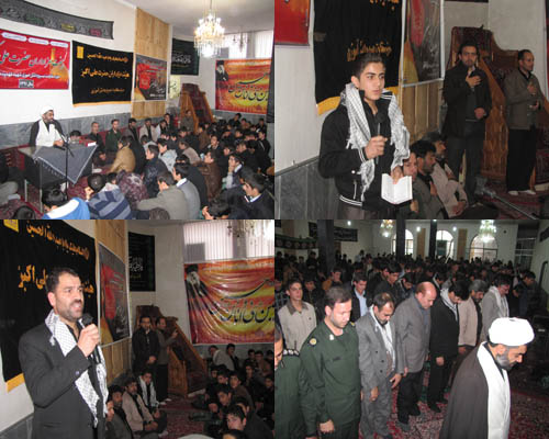  برگزاری مراسم عزاداری با حضور  ۱۰۰۰دانش آموز در شهرستان میانه