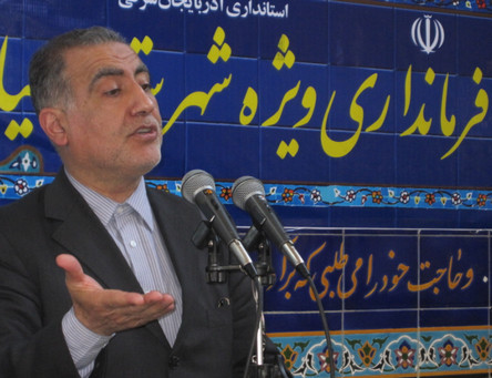  استاندارآذربایجان شرقی حکم فرمانداری ویژه میانه را ابلاغ کرد