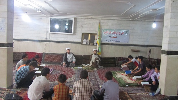  بازدید رئیس اداره تبلیغات اسلامی شهرستان میانه از کلاسهای طرح اوقات فراغت
