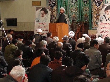  خطبه های نماز جمعه ترکمانچای ۲۹ فروردین۹۳