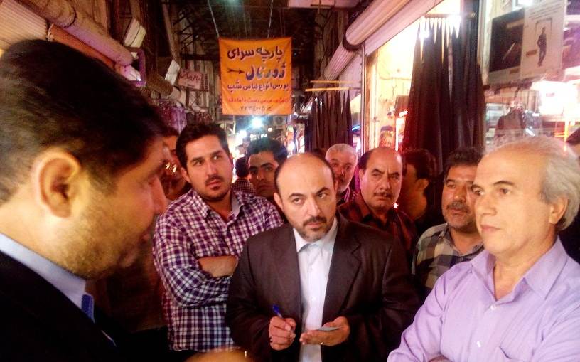  نخستین بازدید معاون استاندار و فرماندار ویژه از وضعیت بازار بزرگ شهرستان میانه بصورت کاملاً سرزده انجام پذیرفت