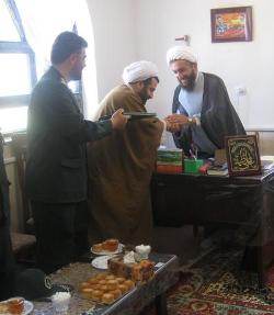  بسیجیان حوزه شهید چمران با امام جمعه ترکمانچای دیدار کردند