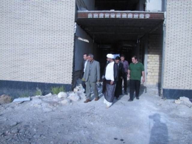  بازدید امام جمعه محترم شهرستان میانه از پروژه های عمرانی دانشگاه پیام نور