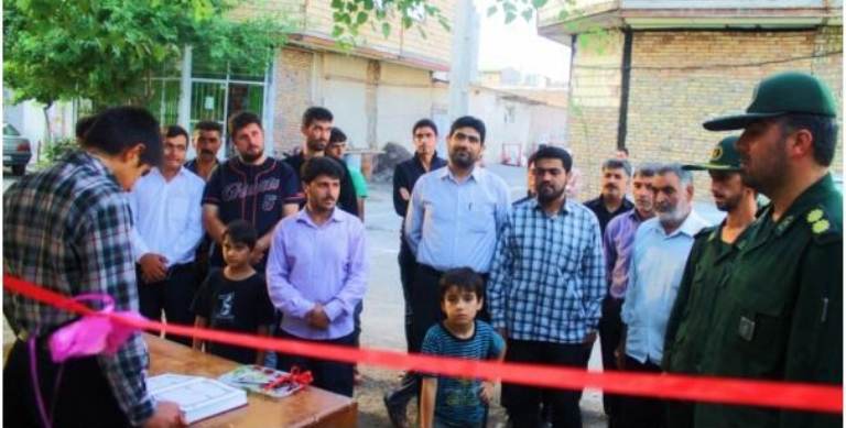  ساختمان حسینیه حضرت ابولفضل (ع) شهرستان میانه افتتاح شد