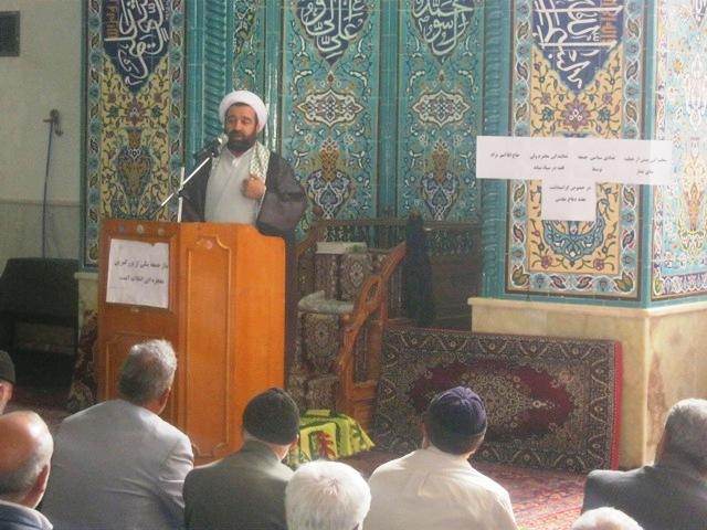  همایش بصیرت افزایی و روشنگری در مسجد جامع شهر ترکمنچای برگزار شد