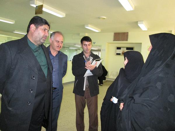  بازدید سرزده حیدری آزاد از اداره تامین اجتماعی