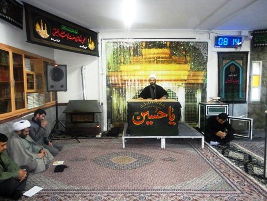  مراسم سومین روز شهادت حضرت اباعبدالله الحسین(ع) در حسینیه سپاه میانه برگزار شد