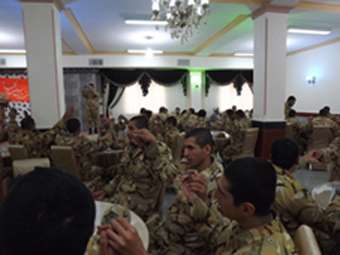  ‘گزارش تصویری از مراسم هفته وحدت سربازان شیعه و سنی تیپ ۳۶ پیاده مکانیزه میانه