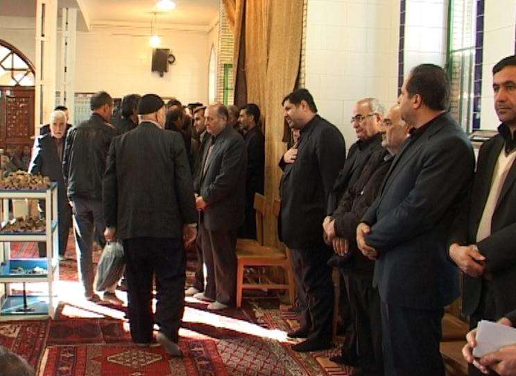  مراسم ختم  ۴ معلم جان باخته در تصادف جاده میانه ـ میاندوآب