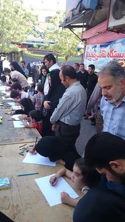  کودکان میانه ای در حمایت از کودکان فلسطین