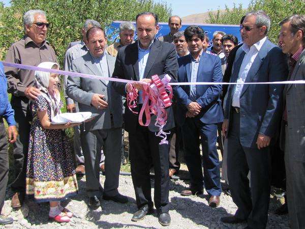  افتتاح آبیاری قطره ای در روستای طرناب منطقه کندوان