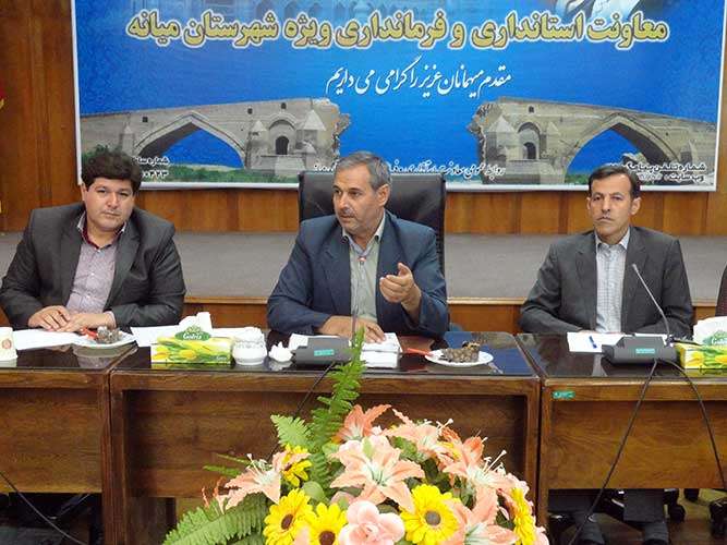  فرماندار میانه: اعضای تعاونی ها جهادگران عرصه اقتصادی هستند