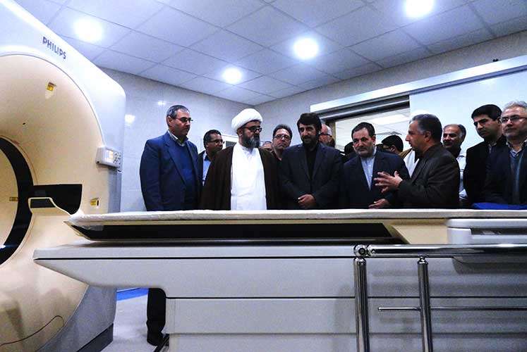  دستگاه سی تی اسکن بیمارستان میانه راه اندازی شد