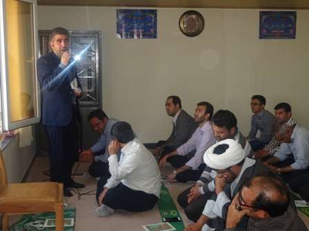  برگزاری مراسم زیارت عاشورا در اداره گاز شهرستان میانه