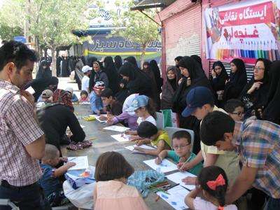  حمایت کودکان میانه ای از کودکان فلسطین
