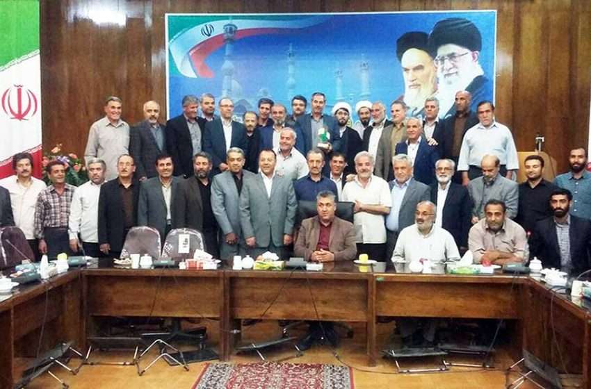  رزمندگان میانه ای دفاع مقدس در فرمانداری میانه گرد هم آمدند