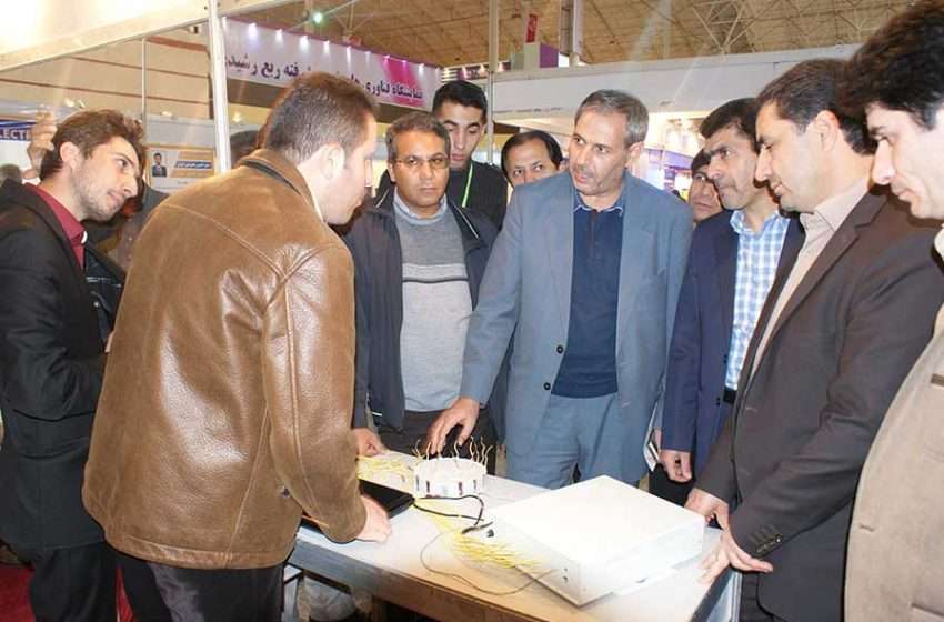  بازدید فرماندار ویژه میانه از غرفه های میانه در نمایشگاه بین المللی فن آوریهای نو و پیشرفته در تبریز