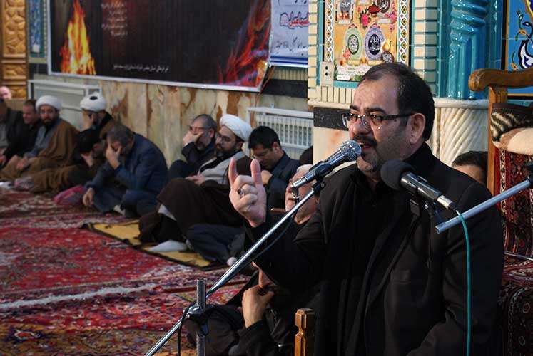  مراسم عزاداری شب شهادت حضرت فاطمه(س) در میانه/تصاویر