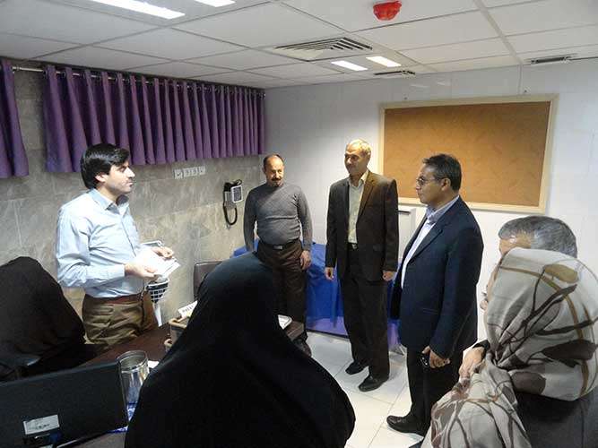  تصاویر بازدید فرماندار ویژه میانه از بیمارستان های میانه