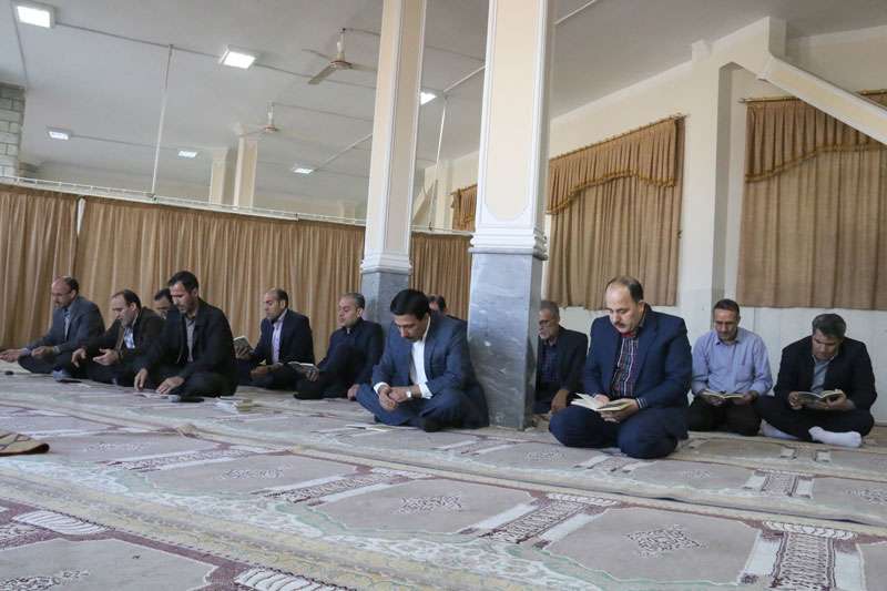  برگزاری نخستین مراسم معنوی دعای توسل در سال جدید در واحد میانه