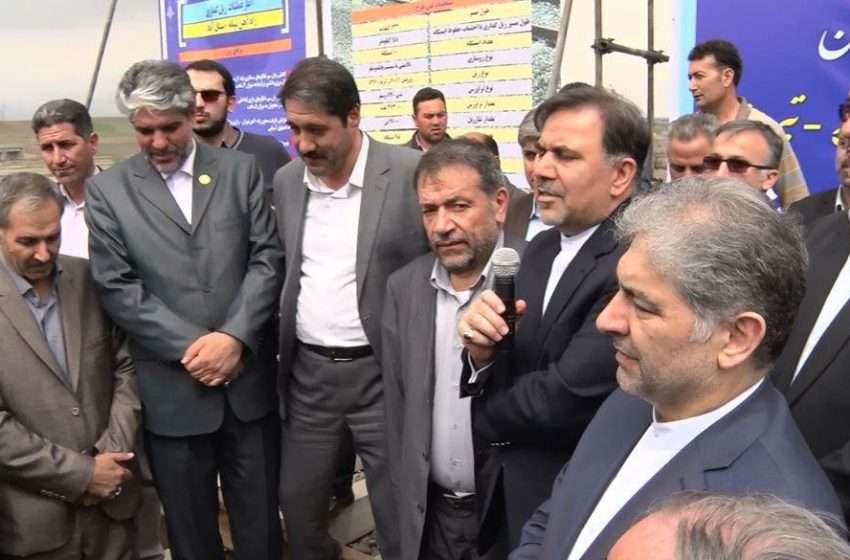  وزیر راه: با ریل گذاری مسیر میانه – تبریز شاهد کاهش مسیر تبریز- تهران به طول بیش از ۱۰۰ کیلومتر خواهیم بود