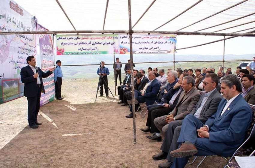  آغاز عملیات اجرایی واحدهای عمرانی قطعه ۲ اکرم آباد، آچاچی و داشکسن در شهرستان میانه