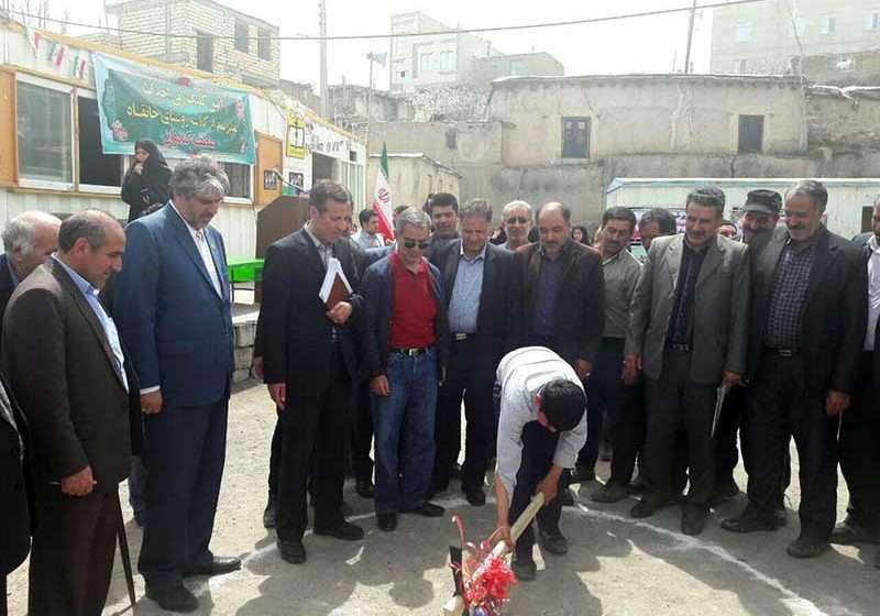  کلنگ رنی مدرسه خیرساز ۸ کلاسه در بخش کندوان میانه