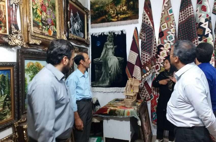  نمایشگاه دائمی صنایع دستی در میانه افتتاح شد