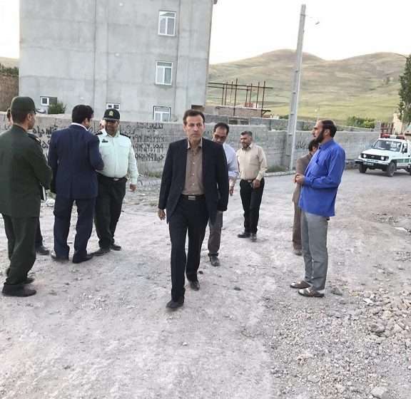  بخشدار کندوان میانه از روستای طوین بازدید نمود