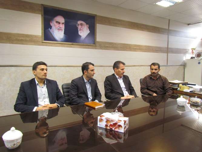  دیدار معاون مدیر کل و مدیر آموزش و پرورش میانه با رئیس اداره ورزش و جوانان شهرستان میانه