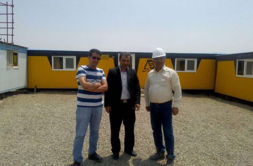  بازدیدبخشدار کاغذکنان از پروژه نیروگاه بادی