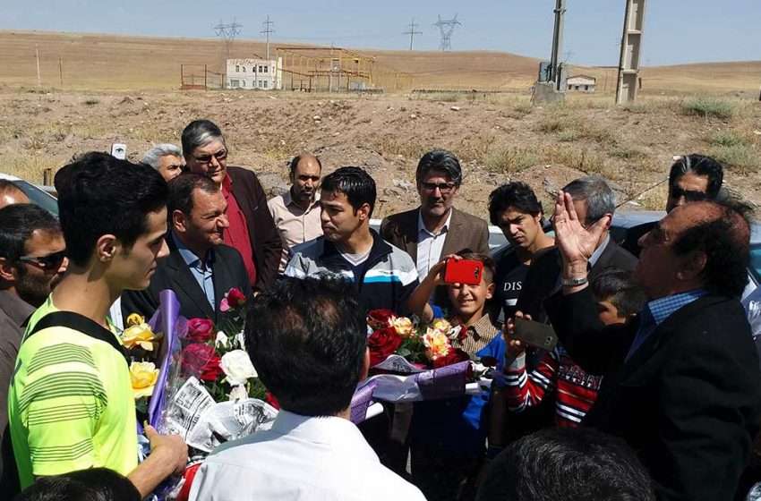  با حضور فرماندار میانه، قهرمانان مدال آور میانه ای مورد استقبال قرار گرفتند