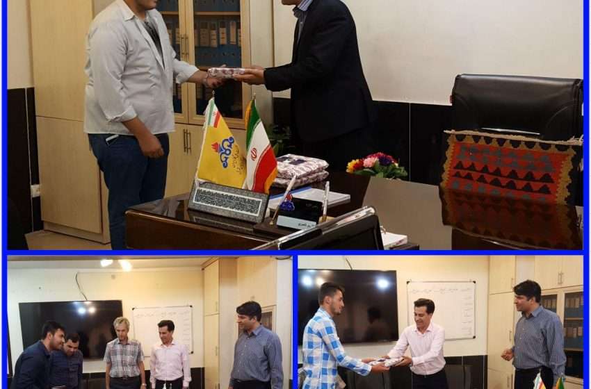  از برندگان  مسابقه پیامکی اداره گاز شهرستان میانه با اهدای جوایزی تقدیر شد