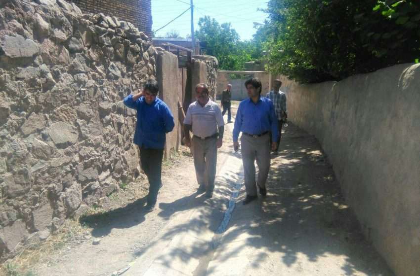  بازدید آقای یعقوبی بخشدار ترکمانچای از روستای یالقوزآغاج