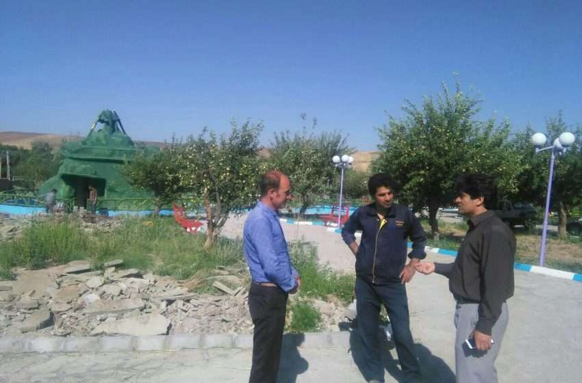  بازدید آقای یعقوبی از مراحل آماده سازی پارک سدسازان ترکمانچای