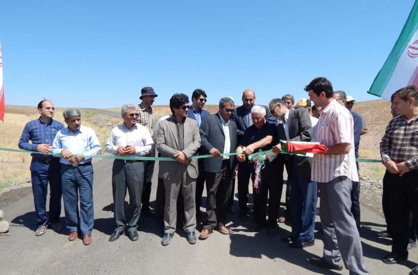  افتتاح راه روستای تیرآباد ترکمانچای به مناسبت هفته دولت