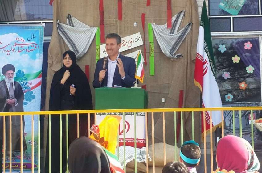  همزمان با ۲۹ شهریور مراسم بازگشایی مدارس در شهرستان میانه برپا شد