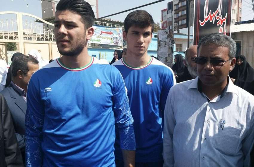  از رجبی و ناظمی دو مدال آورطلایی میانه ای در مسابقات  المپیک آسیایی هنرهای رزمی با حضور مردم و مسئولین استقبال شد