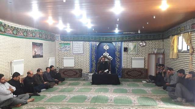  مراسم عزاداری دهه اول محرم‎الحرام با حضور دانشگاهیان در دانشگاه پیام نور مرکز میانه برگزار گردید