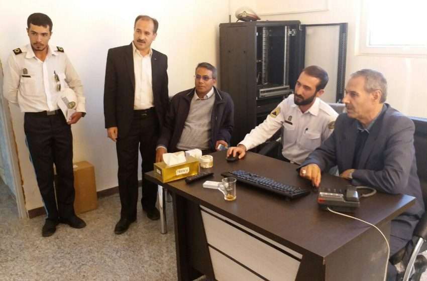  فرماندار میانه از مرکز کنترل ترافیک و روند ساخت کلانتری ۱۲ بازدید کرد