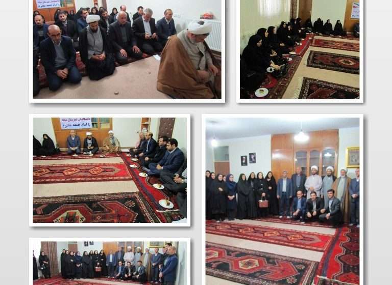  دیدار ریاست، اساتید، کارکنان  و دانشجویان دانشگاه پیام نور میانه با امام جمعه شهرستان، به مناسبت روز وحدت حوزه و دانشگاه