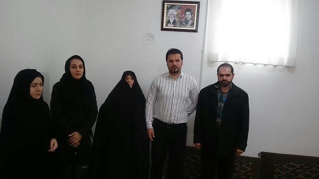  دیداربا خانواده معظم شهید میربیوک آقا موسوی  و محسن سلیمانی