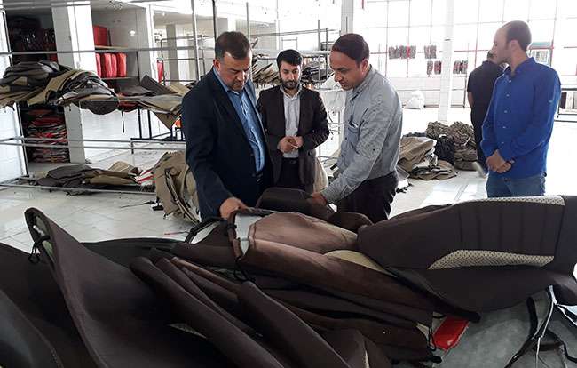  سرپرست فرمانداری ویژه میانه از واحدهای تولیدی شهرک صنعتی بازدید کرد