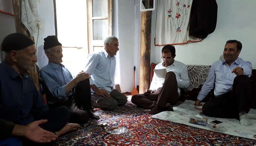  بخشدار کاغذکنان از روستای باغبانان علیا بازدید نمود.