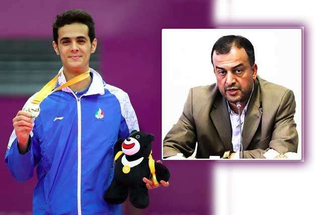  پیام تبریک فرماندار ویژه میانه به میرهاشم حسینی، مدال آور بازی های آسیایی جاکارتا در رشته تکواندو