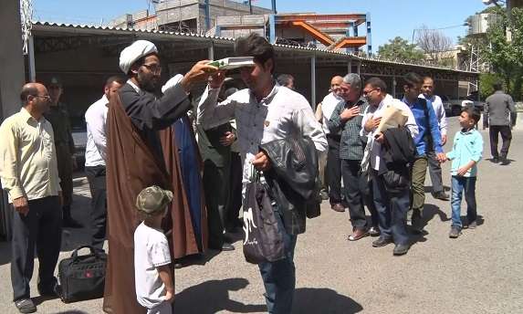  ۱۵۰ نفر از بسیجیان محلات و مساجد شهرستان میانه عازم مناطق عملیاتی شمالغرب کشور شدند