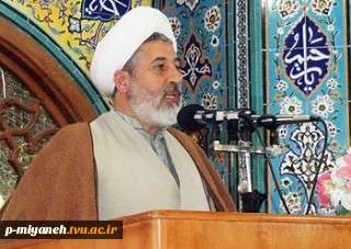  بیانات ارزشمند امام جمعه میانه در نماز جمعه این هفته در راستای حمایت از توسعه آموزشکده فنی میانه و رفع مشکلات آن