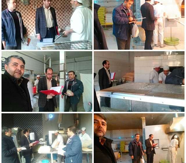  بازرسی مشترک از نانوایان سطح شهر میانه