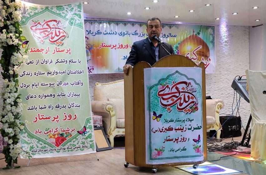  فرماندار ویژه میانه: زحمات پرستاران و پزشکان  التیام بخش درد بیماران است