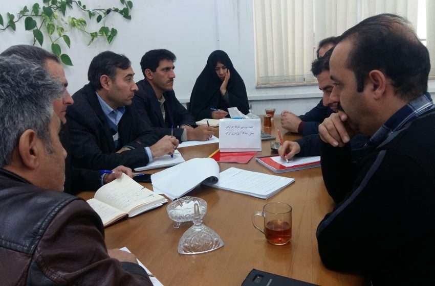  جلسه بررسی عوارض محلی سال ۱۳۹۸ شهرداری ترک
